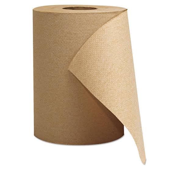TOWEL ROLL NATURAL  H 20CM  1PLY   ROLL