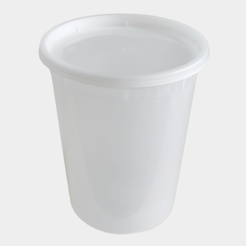 PP Deli Cups 32oz. With Lids Combo
