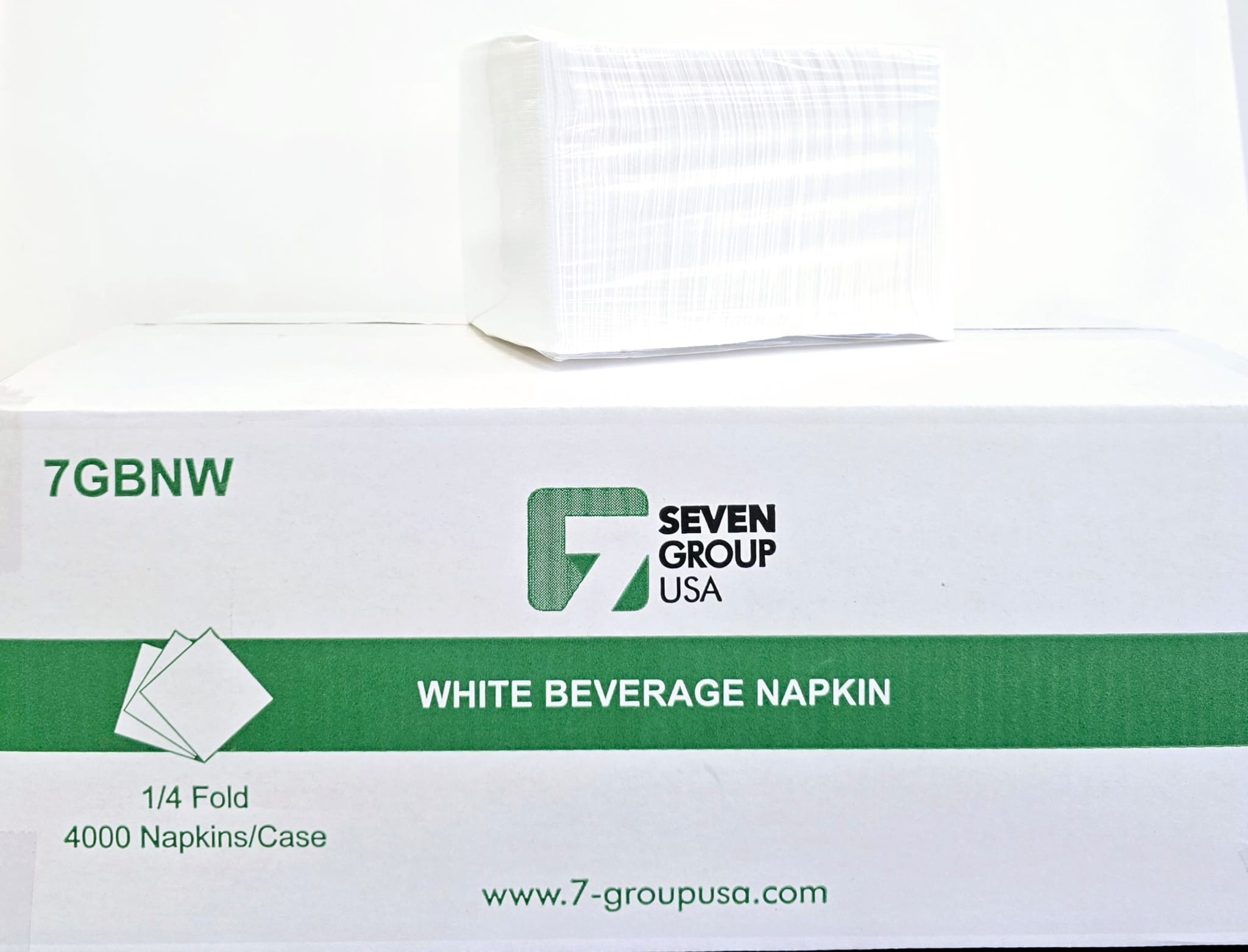 BEVERAGE NAPKINS WHITE 1PLY 1/4 FOLD