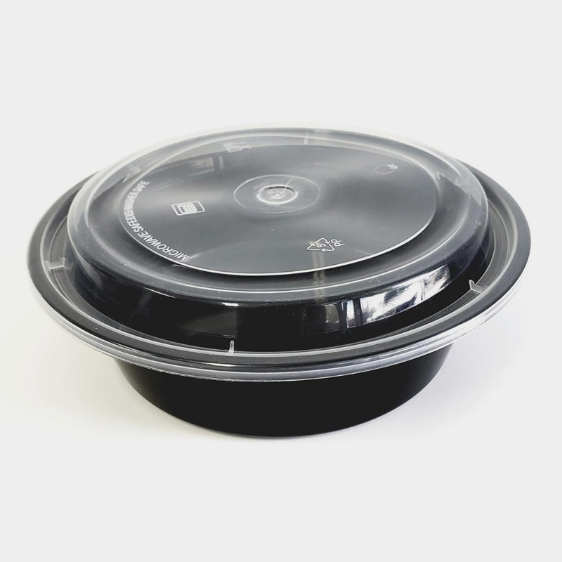 Microwaveable Round Container  6” Deep 16oz.