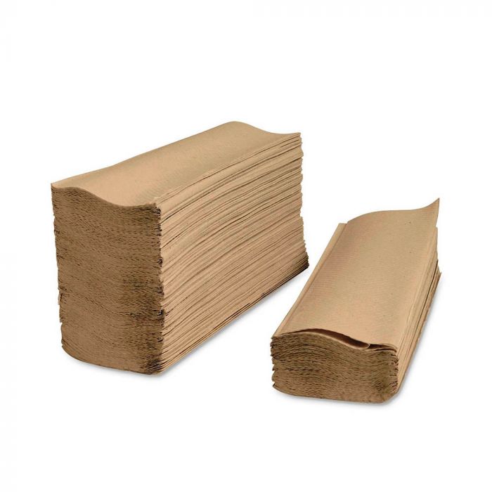 TOWEL MULTIFOLD NATURAL  1PLY   N FOLD