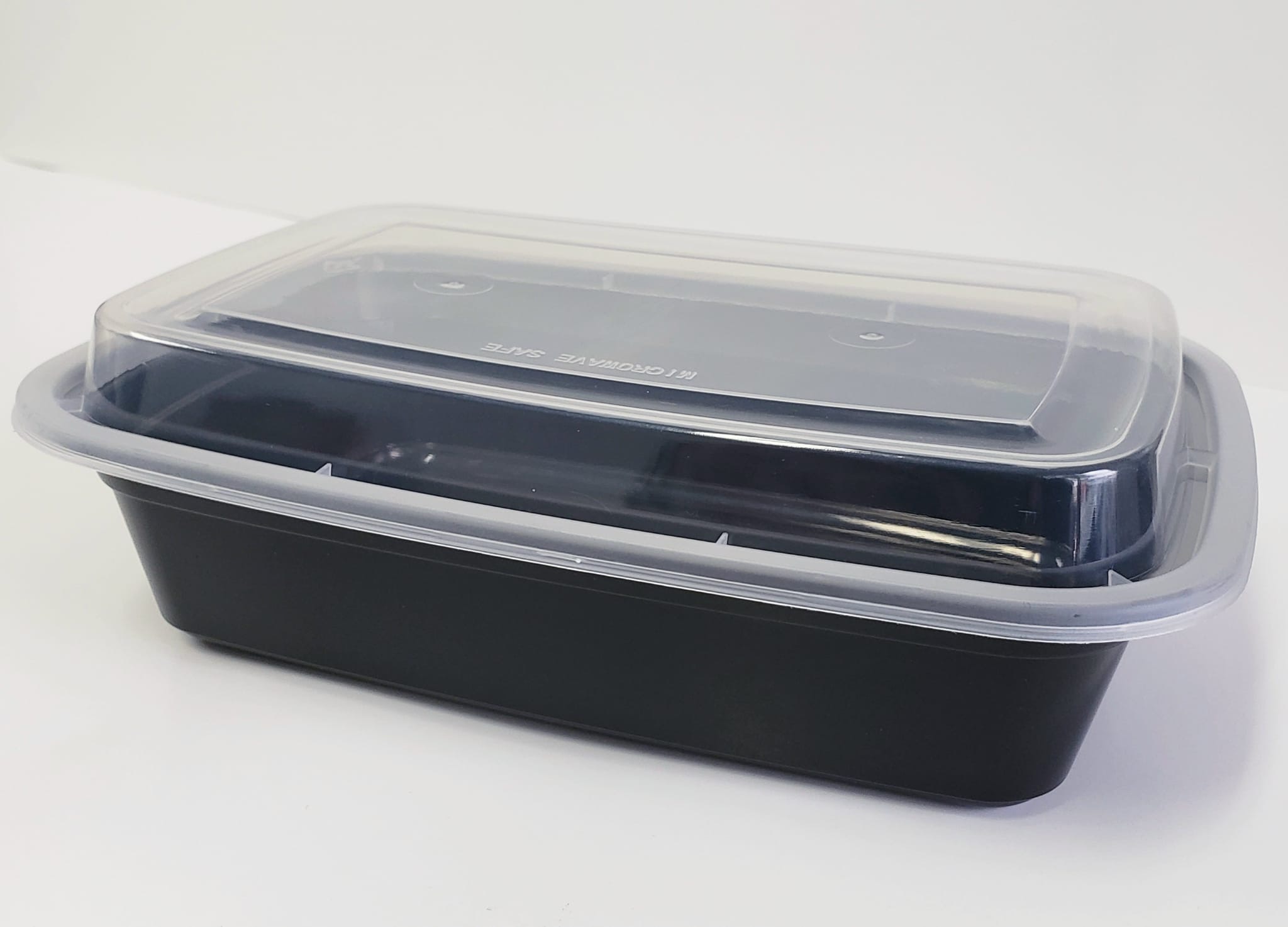 Microwaveable Rectangular Container 38oz. 8"x6"