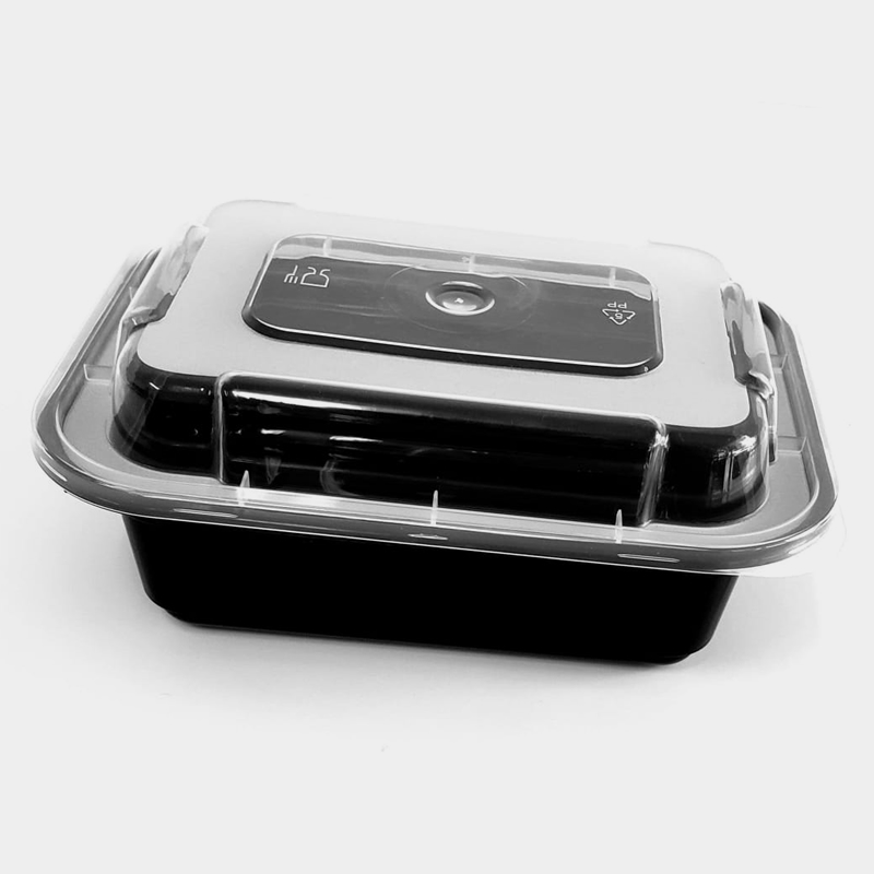 Microwaveable Rectangular Container 12oz. 5"x4"